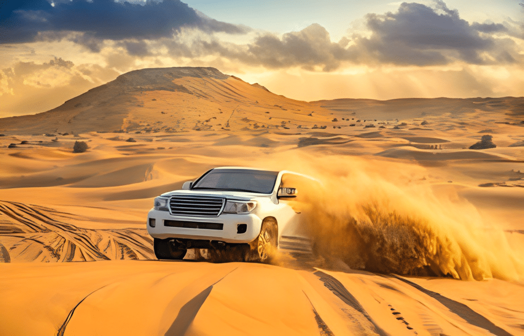 Desert safari in dubai by landcruiser