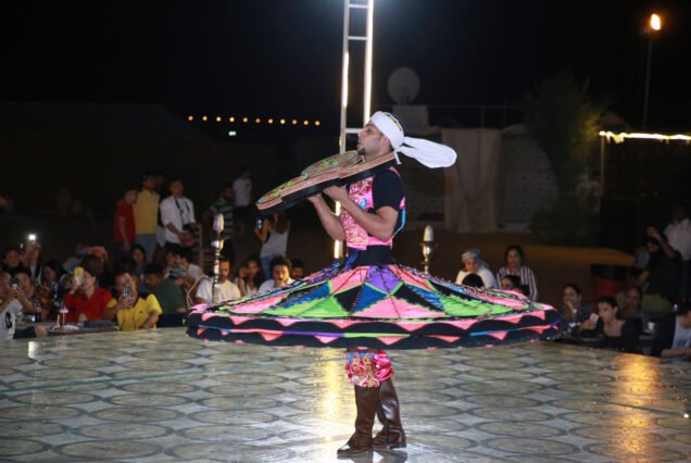 tanoura dance show performance in desert safari
