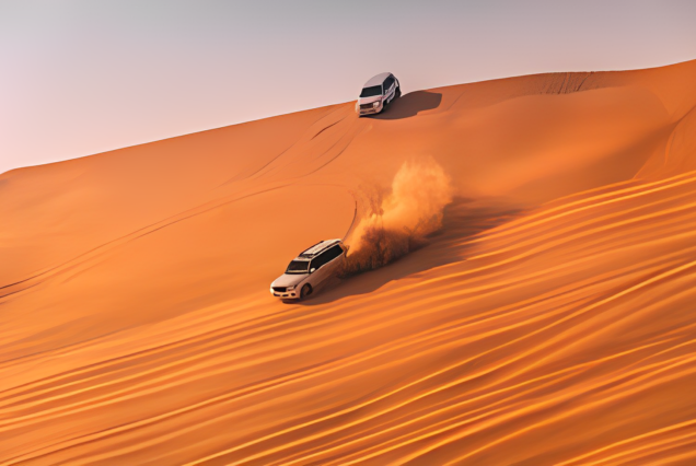 Desert safari in dubai by landcruiser