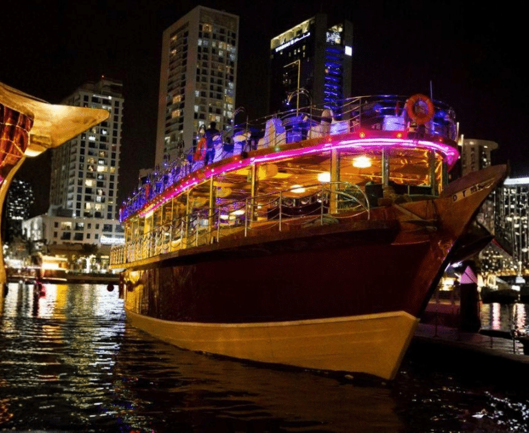Dubai marina dinner cruise