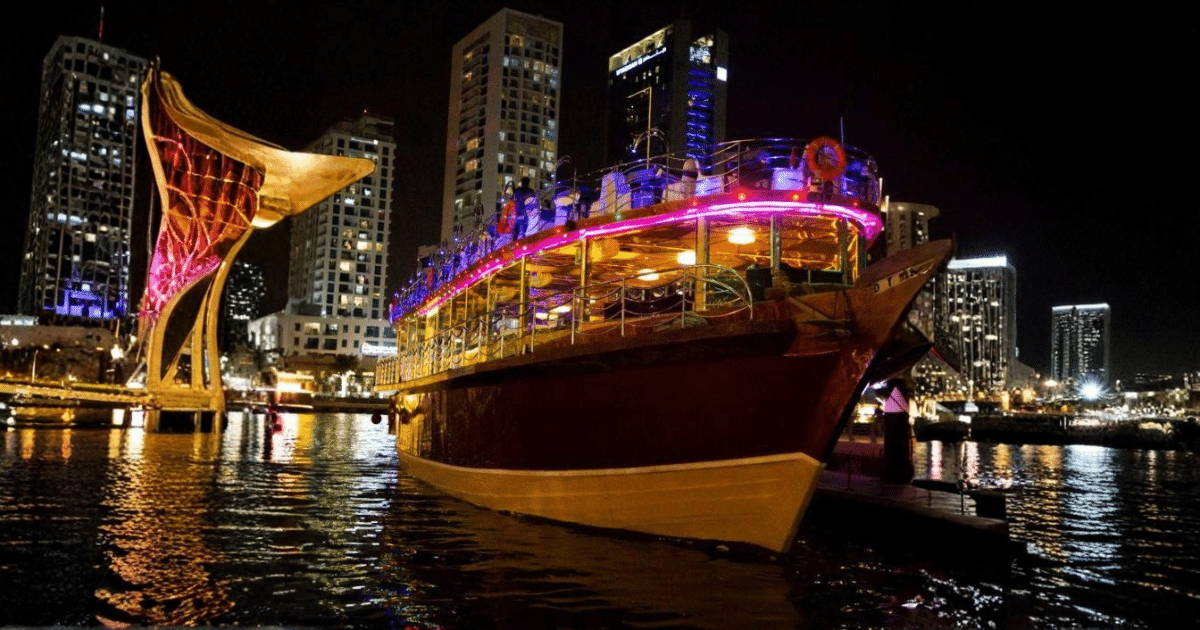 Dubai marina dinner cruise